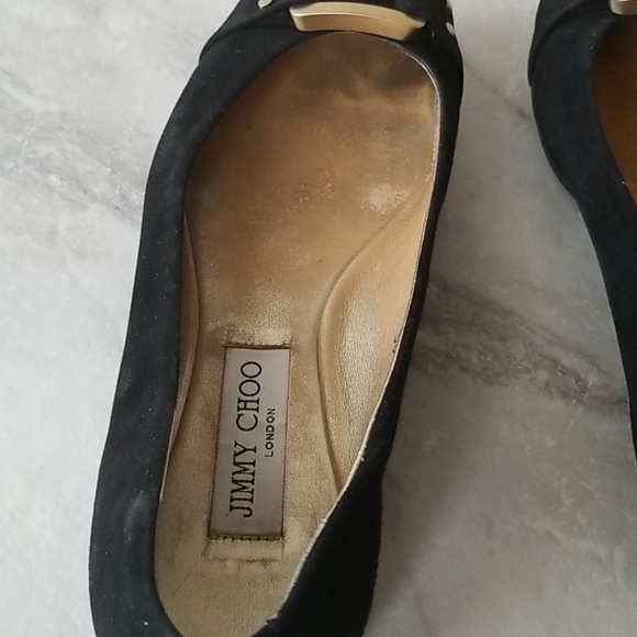 Jimmy Choo Morse Suede Flats Size 38.5 - Picture 5 of 8